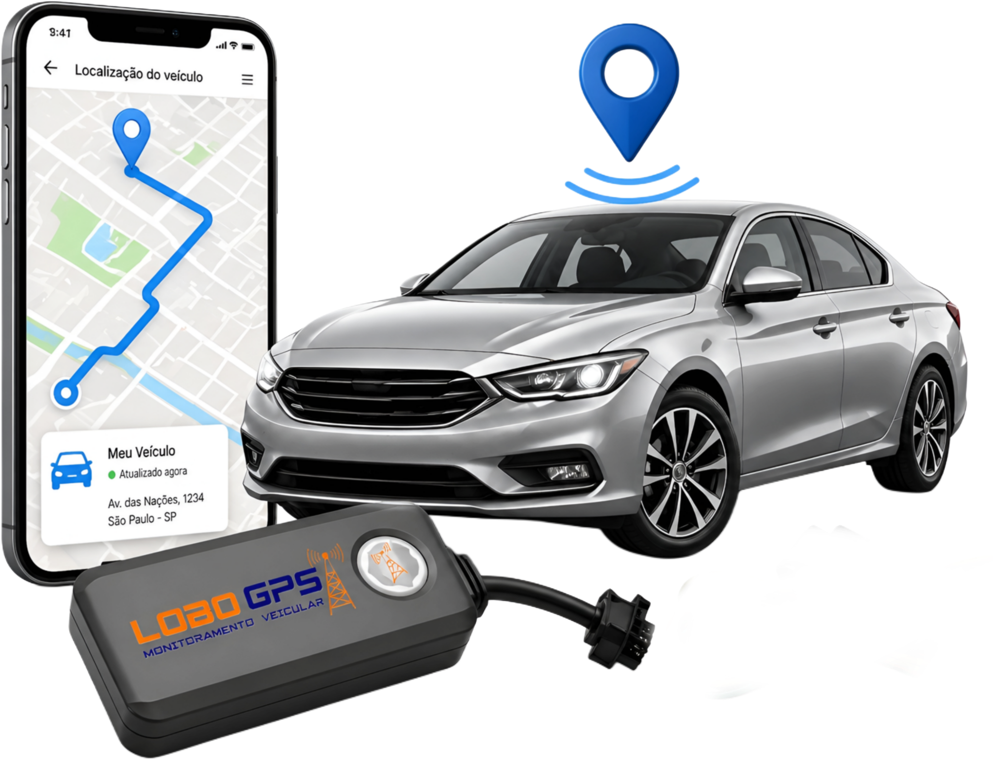 Rastreador Lobo GPS 4G